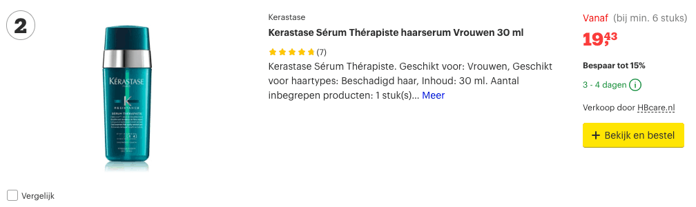 top 2 Kerastase Sérum Thérapiste haarserum Vrouwen 30 ml review