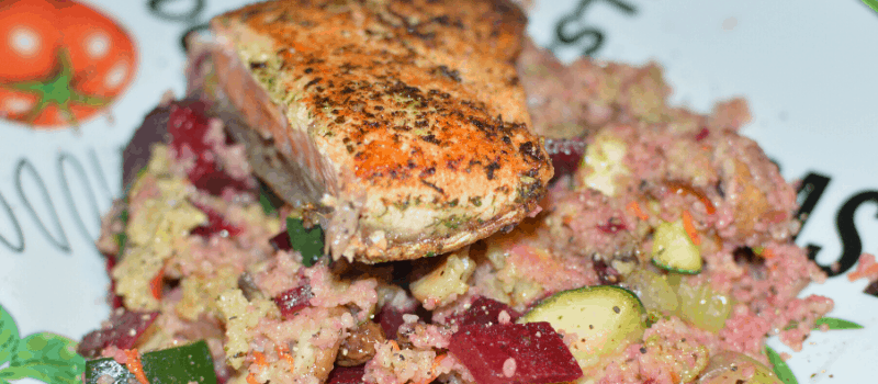 Couscous met zalm en courgette? Uit eigen keuken eenvoudig maar heerlijk!
