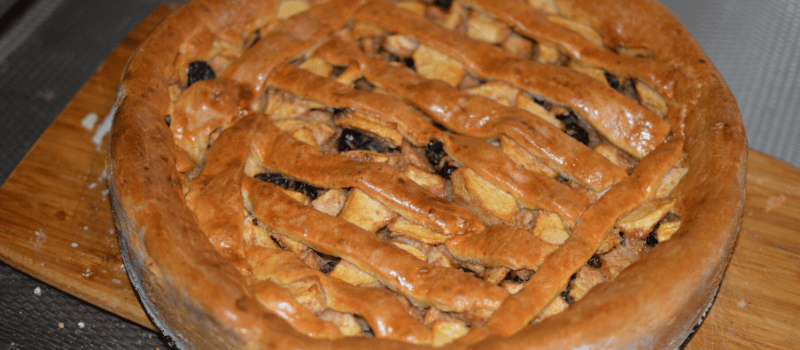Ingrediënten voor gezonde appeltaart