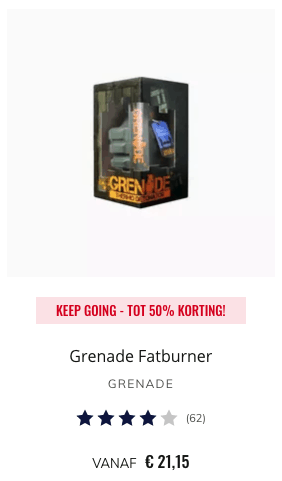 Review GRENADE FATBURNER GRENADE