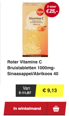 Top 2 Roter Vitamine C Bruistabletten 1000mg- Sinaasappel:Abrikoos 40 Stuks review