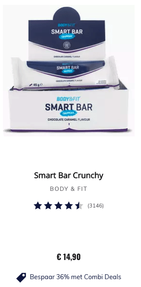 Top 5 beste eiwitrepen van 2020? Heerlijke protein bars als tussendoortje! 4 Top 1 SMART BAR CRUNCHY review