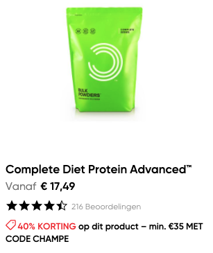 Supplement voor een strak lichaam? TOP 5 Allerbeste supplementen! 6 Top 2 COMPLETE DIET PROTEIN ADVANCED™ review