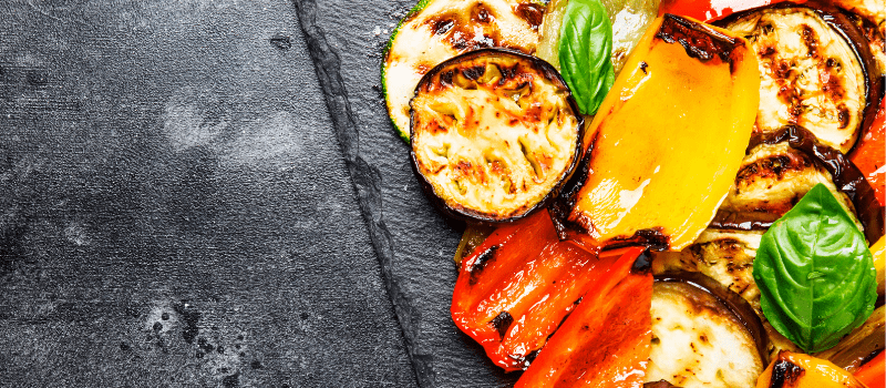 Gekruide gegrilde courgette maken