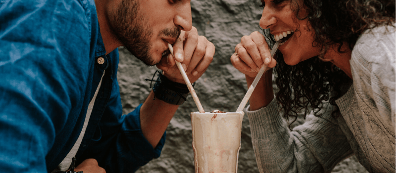 Chocolade eiwit smoothie maken