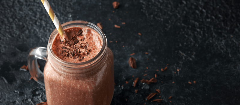 Chocolade Eiwit Smoothie? Eenvoudig, gezond ontbijt!