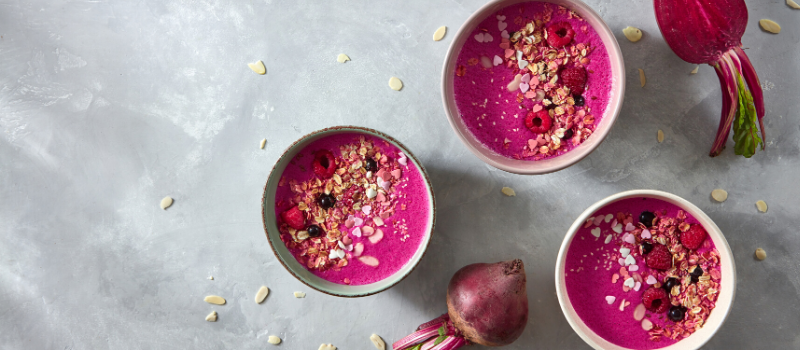 Smoothie met rode bietensap? Geweldige Detox en vitamine booster!