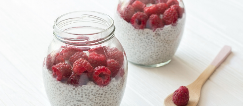 Chiapudding met framboos? Superlekker en nog eens mega gezond! 1 Chiapudding met framboos maken
