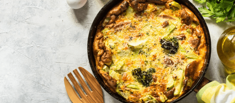 Pittige gehakt quiche maken