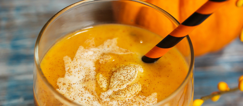 Tropische Halloween smoothie! Wil je graag spicy en gezond genieten?