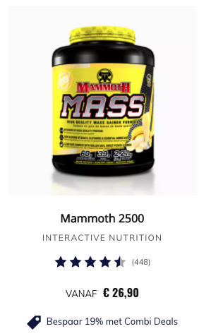 Welke Smart Protein moet ik kopen? Dit is de beste! 4 MAMMOTH 2500 INTERACTIVE NUTRITION - Welke Smart Protein moet ik kopen