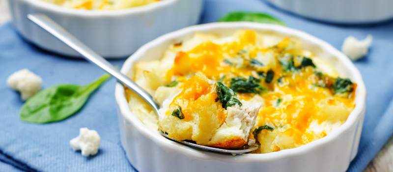 Ovenschotel bloemkool? Heerlijke krokante Kip met een twist
! 1 Ovenschotel bloemkool