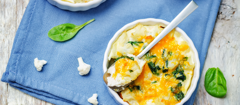 Ovenschotel bloemkool maken