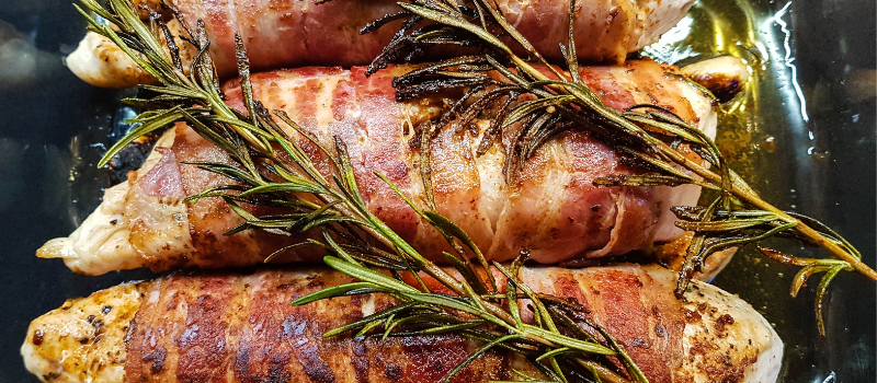 knapperige kip uit de oven