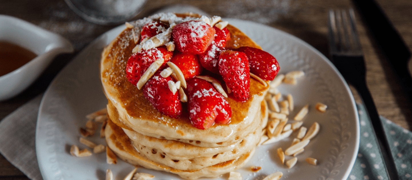 Proteine pannenkoeken recept? Smullen met Aardbeien en pannenkoek!