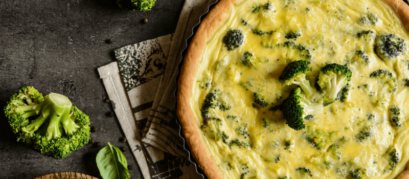 Koolhydraatarm recept broccoli? Heerlijke zomer groente taart met mozzarella!