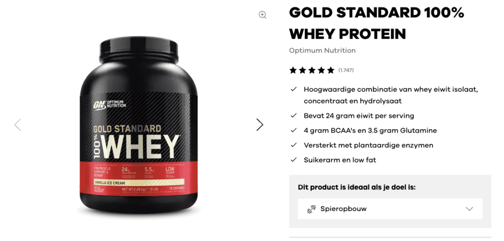 Top 5 beste sportpoeders van 2024 🎯 Mijn favorieten op een rij 3 gold standard why vanilla