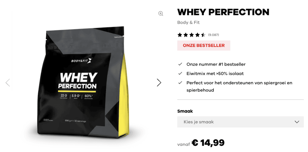 Top 5 beste sportpoeders van 2024 🎯 Mijn favorieten op een rij 2 whey perfection body fit