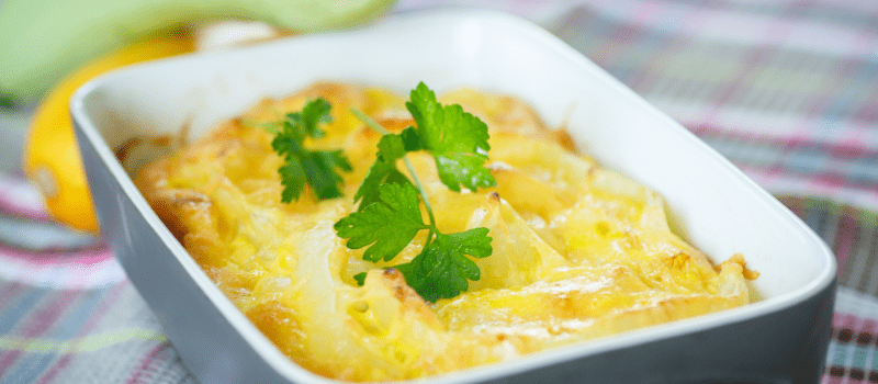 Ovenschotel courgette? Heerlijk romig en met kaas smaaksensatie!