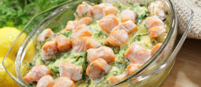 Hartige taart met zalm maken