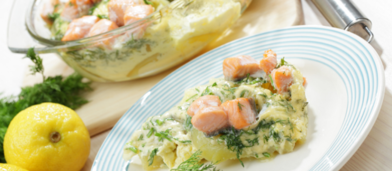 Hartige taart met zalm, roomkaas en spinazie? Gezond smullen!