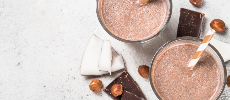 Proteine smoothies: Heerlijke choco-bounty smaak!