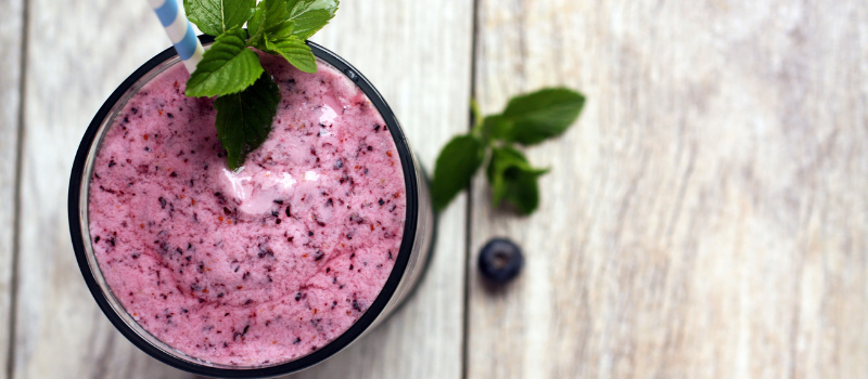 Smoothie blauwe bessen? Probeer eens onze Power Smoothiebowl! 1 Smoothie blauwe bessen maken