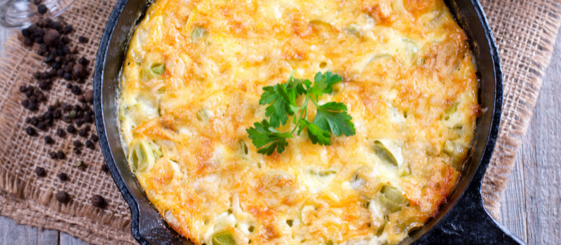 Prei ovenschotel? Super gezond en lekker met kaas en rundergehakt!