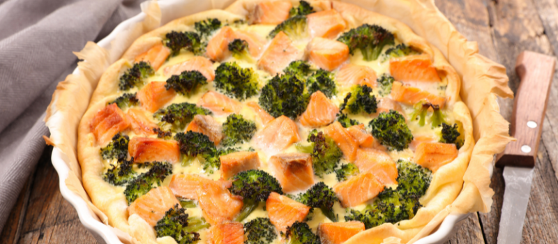 Quiche zalm broccoli: Hartige taart als een feestje in het huis!