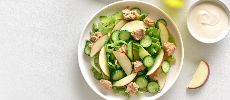 Gezonde tonijnsalade maken