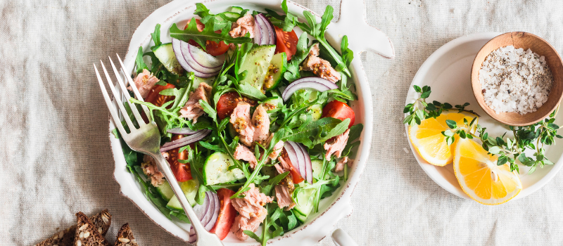 Gezonde tonijnsalade: vol met vezels, vitamines en natuurlijke eiwitten!