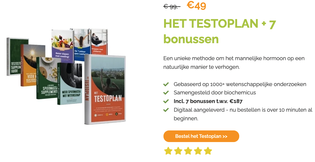 Testoplan review: Waarom te weinig mannelijk hormoon? 6 Hoe is de prijs-kwaliteitverhouding