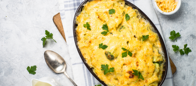 Snijbonen ovenschotel: Gezond, top smaak met kookroom en spekreepjes!