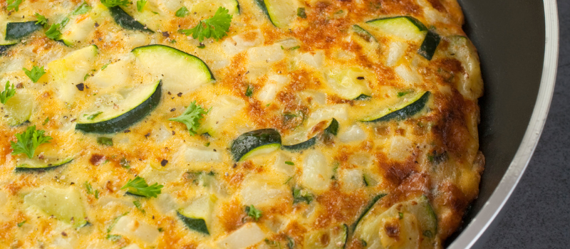Frittata courgettes: Makkelijk te bereiden, boordevol eiwitten en groenten