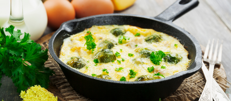 Ovenschotel met spruitjes: dubbel zoveel vitamine C en romige smaak! 1 Ovenschotel met spruitjes maken