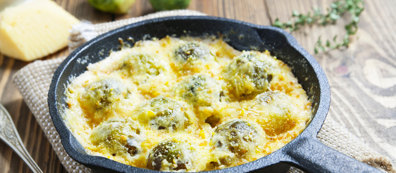 Ovenschotel met spruitjes: dubbel zoveel vitamine C en romige smaak!