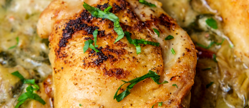 Recept spinazie: Simpele eenpansgerecht, Kip met spinazie 1 Recept spinazie maken