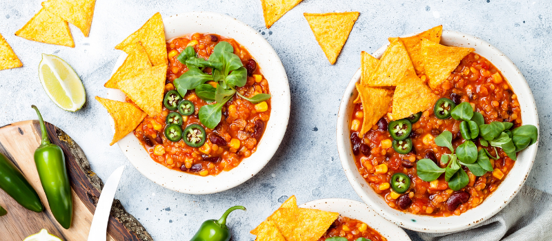 Vegetarische chili con carne: een echte heerlijke ‘sin’ carne, zonder vlees 1 Vegetarische chili con carne maken