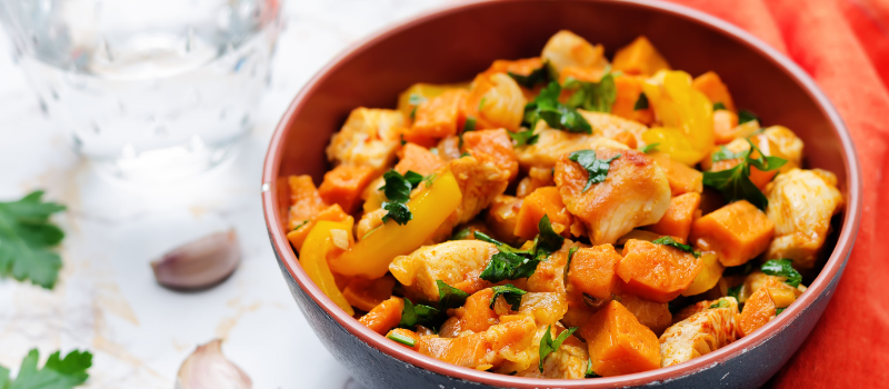 Zoete aardappel gerechten: simpel en helemaal Paleo met kipgehakt 1 Zoete aardappel gerechten maken