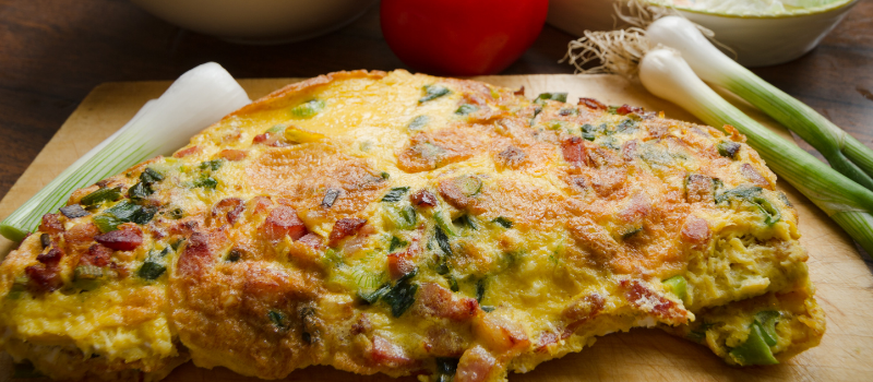 Maaltijd omelet maken