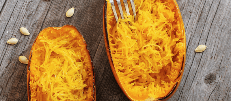 Spaghettipompoen recept maken