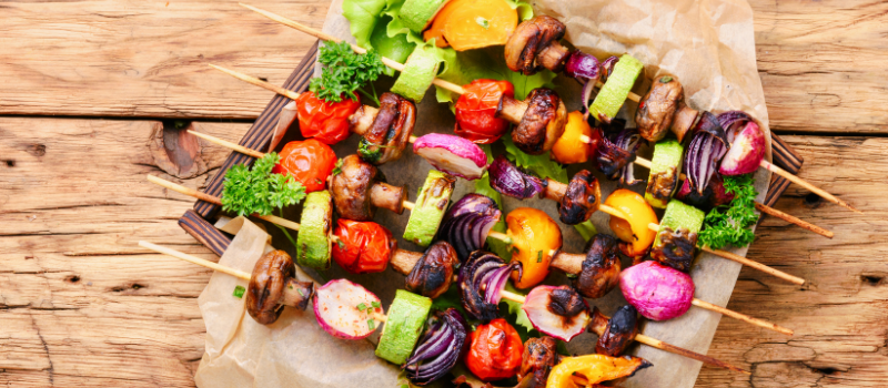 Gegrilde groenten oven: Kan ook heerlijk op de BBQ met kip (15 min)