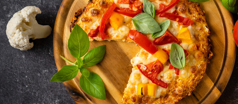 Gezonde pizza uit de oven maken