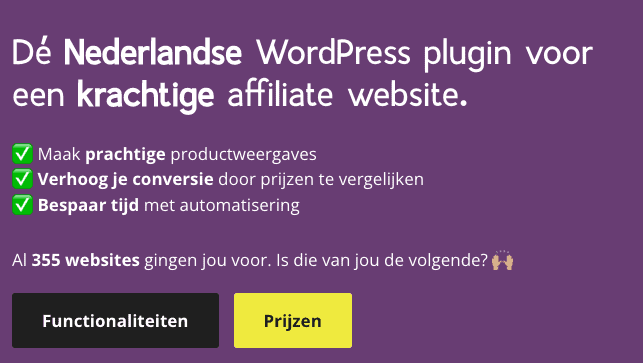 Affiliate Held review voorbeeld