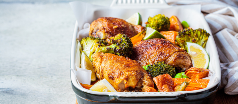 Geroosterde groenten uit de oven: Traybake met paprika!